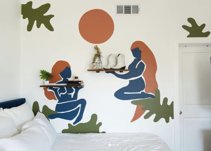 Figural mural by Very Gay Paint