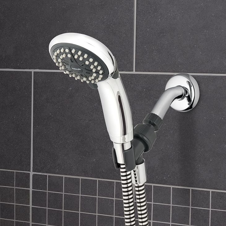 Hand Held Shower Head Low Flow 9-jet Turbo Massage 1.5gpm Energy & Water Saver