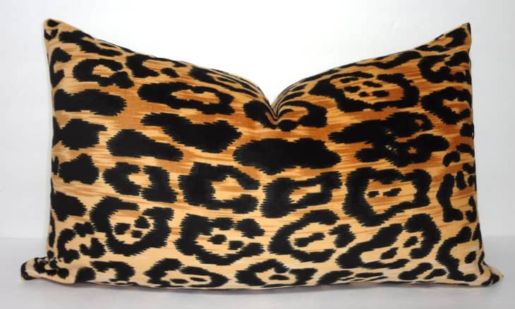 cheetah print pillow