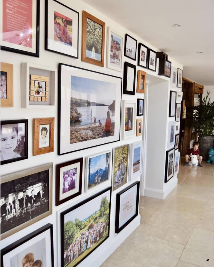 Expansive gallery wall