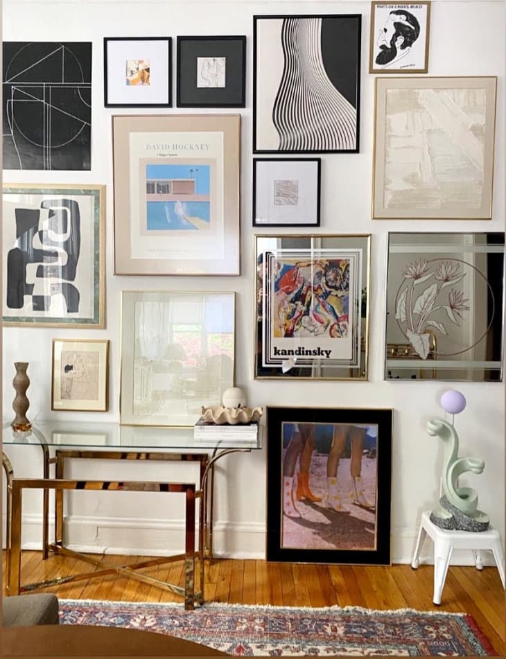This Is The Best Living Room Gallery Wall Hack For Saving Money Apartment Therapy