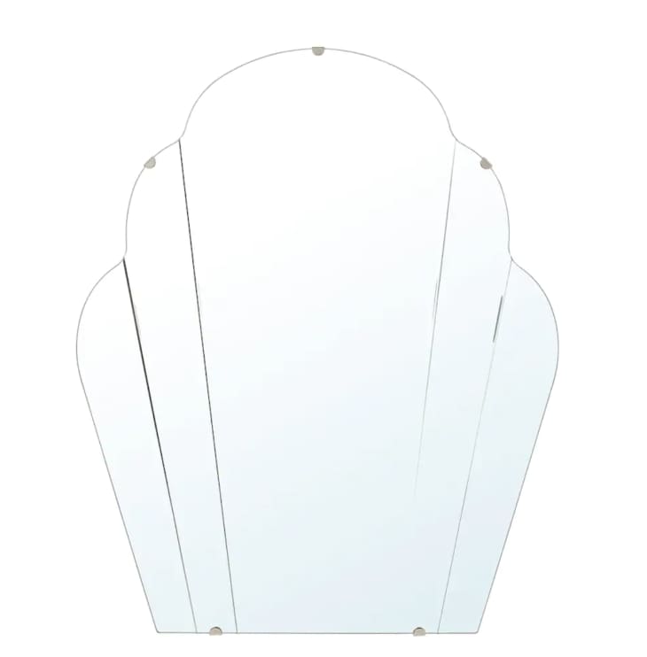 Scalloped mirror from IKEA