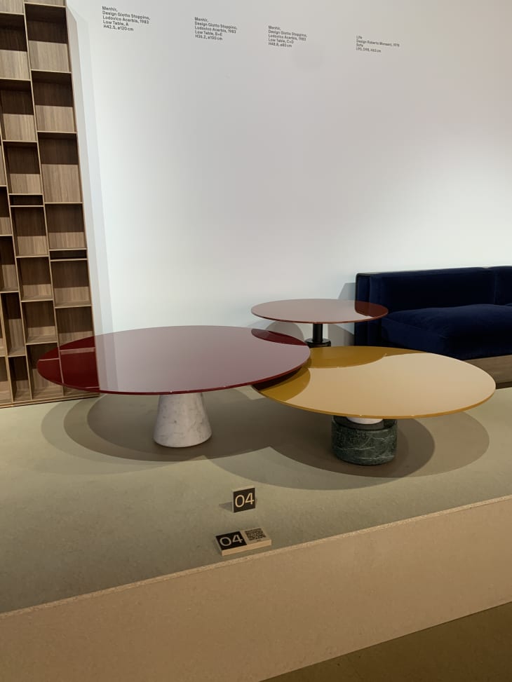 Cone base tables from Supersalone 2021