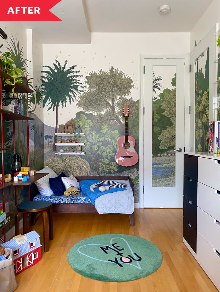 Gunnar Larson's Kids' Room after, Toddler bed