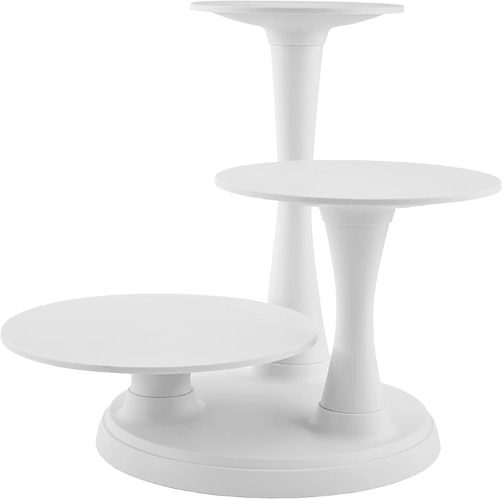 White three tier cake stand from Amazon