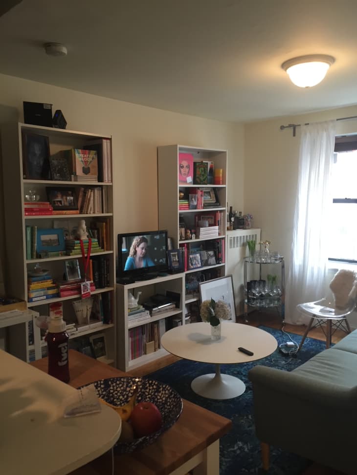 Billy bookcases in a Manhattan Apartment