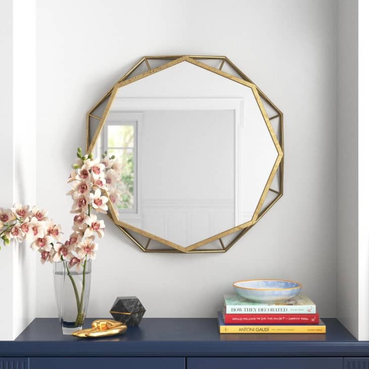 Wayfair geometric mirror