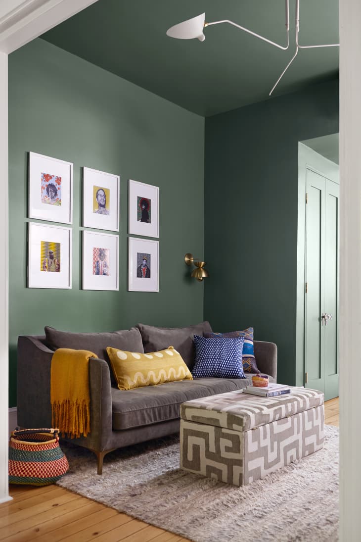 Green Living Space designed by Danielle Fennoy of Revamp