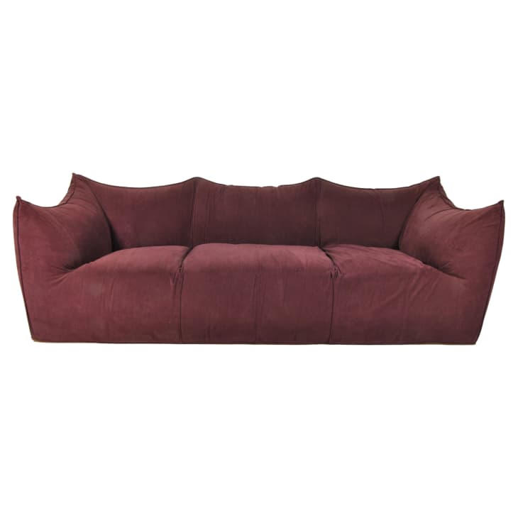 Burgundy sofa on 1stDibs