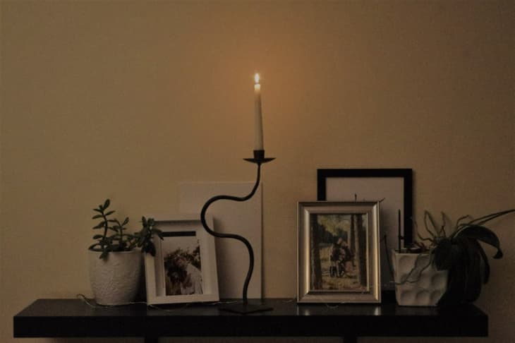 Product Image: Wrought Iron Wavy Candleholder