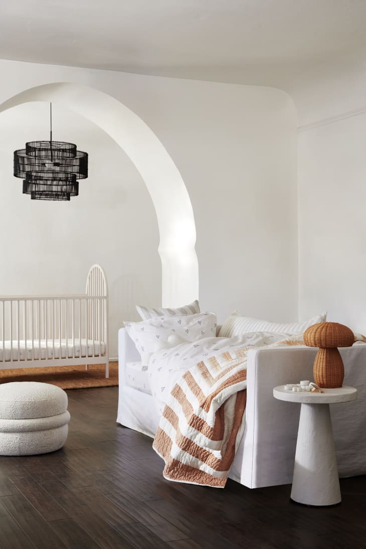 White daybed by Leanne Ford for Crate &amp; Kids Spring/Summer 2022 collection