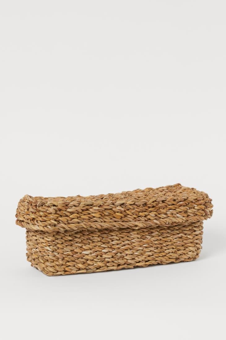 Seagrass storage basket with Lid