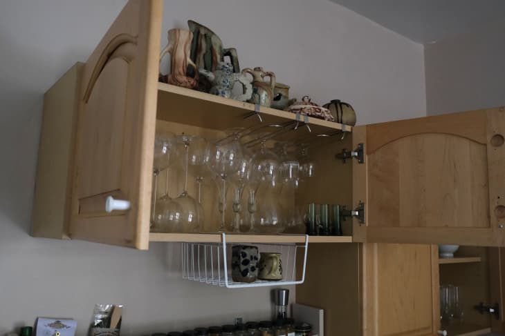 Marlen Komar's wooden kitchen cabinets