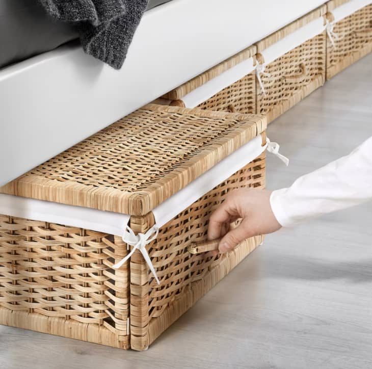 IKEA's Tolkning Storage Baskets Are the Best Under-Bed Organizers