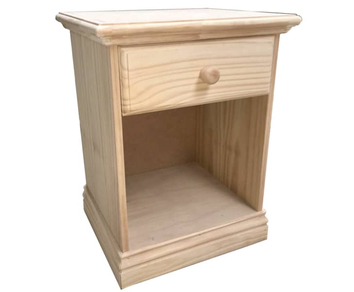 Product Image: Arizona Solid Pine Unfinished Bedside Table