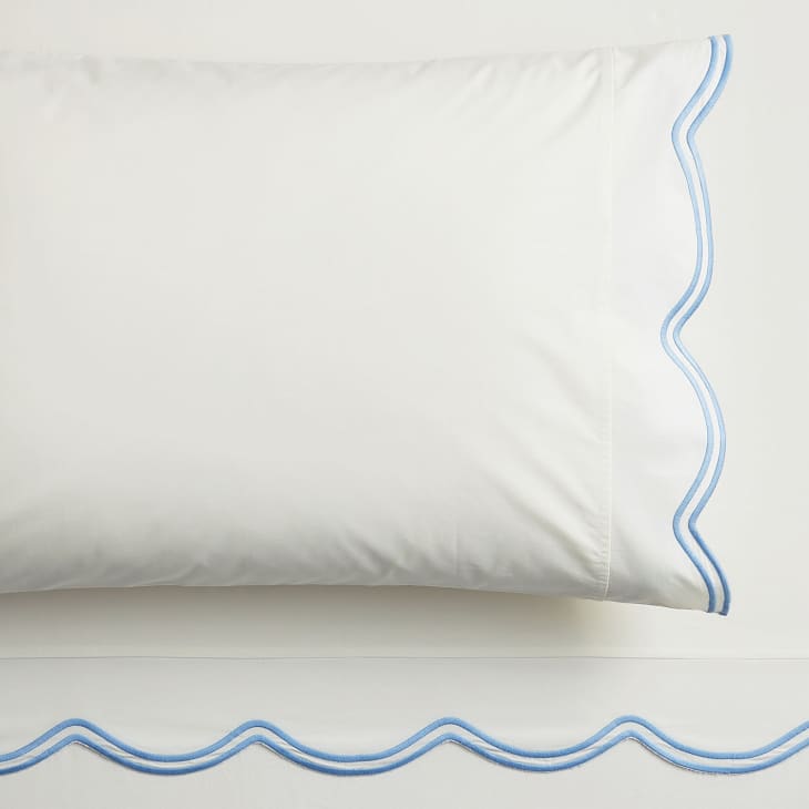 Product Image: LoveShackFancy Embroidered Scallop Sheet Set