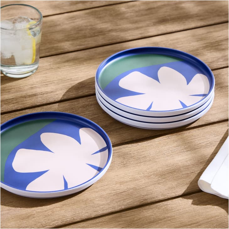 Product Image: Modern Melamine Printed Outdoor Salad Plate Sets