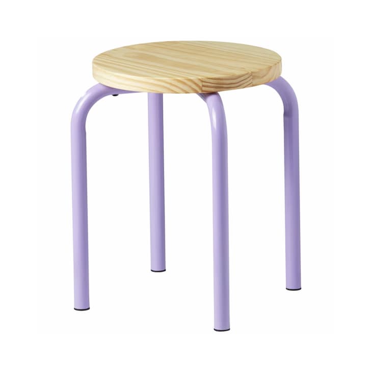 Product Image: DOMSTEN Stool, lilac/pine