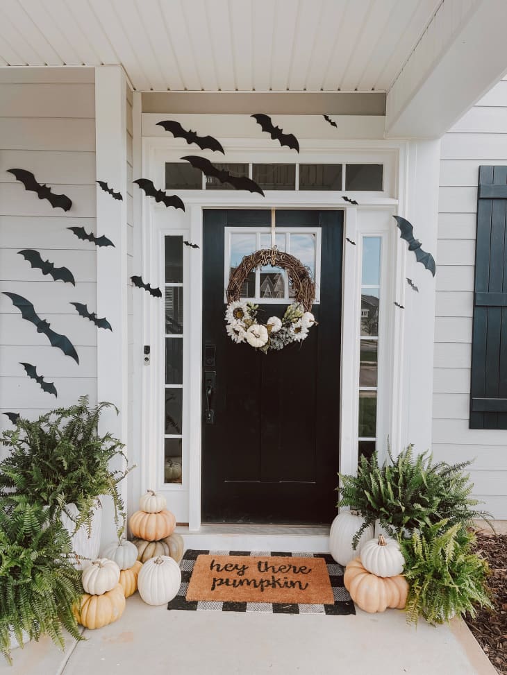 Funny Halloween Front Door Mat, This Family is Batty