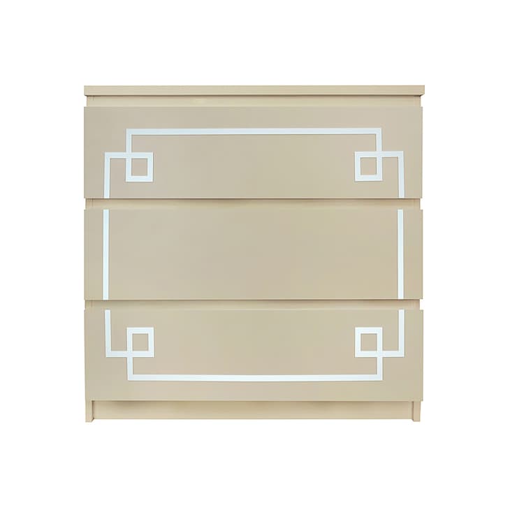 Pippa Kit for IKEA MALM 3-Drawer Dresser at O'verlays