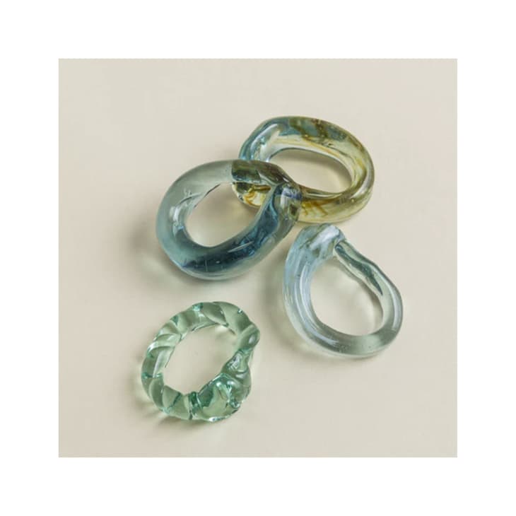 La Riccia Glass Napkin Ring at Il Buco Vita
