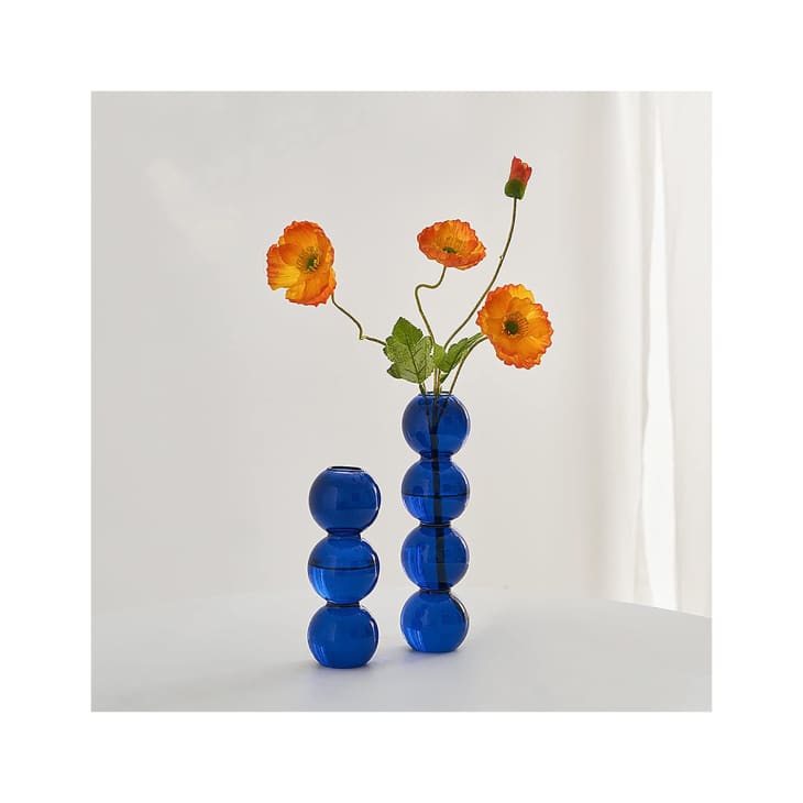 Glass Vases Set Spherical Conjoined Modeling at Amazon