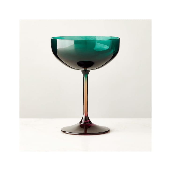 Marie Green Coupe Cocktail Glass at CB2