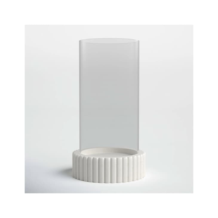 Product Image: Joss & Main White Marble Hurricane Candle Holder