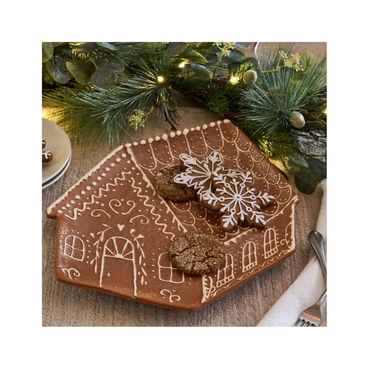 Gingerbread House Serving Platter at Pottery Barn