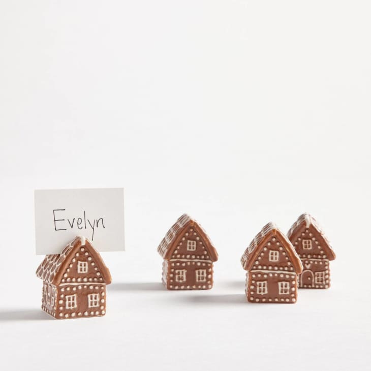 Product Image: Gingerbread House Place Card Holders Set of 4