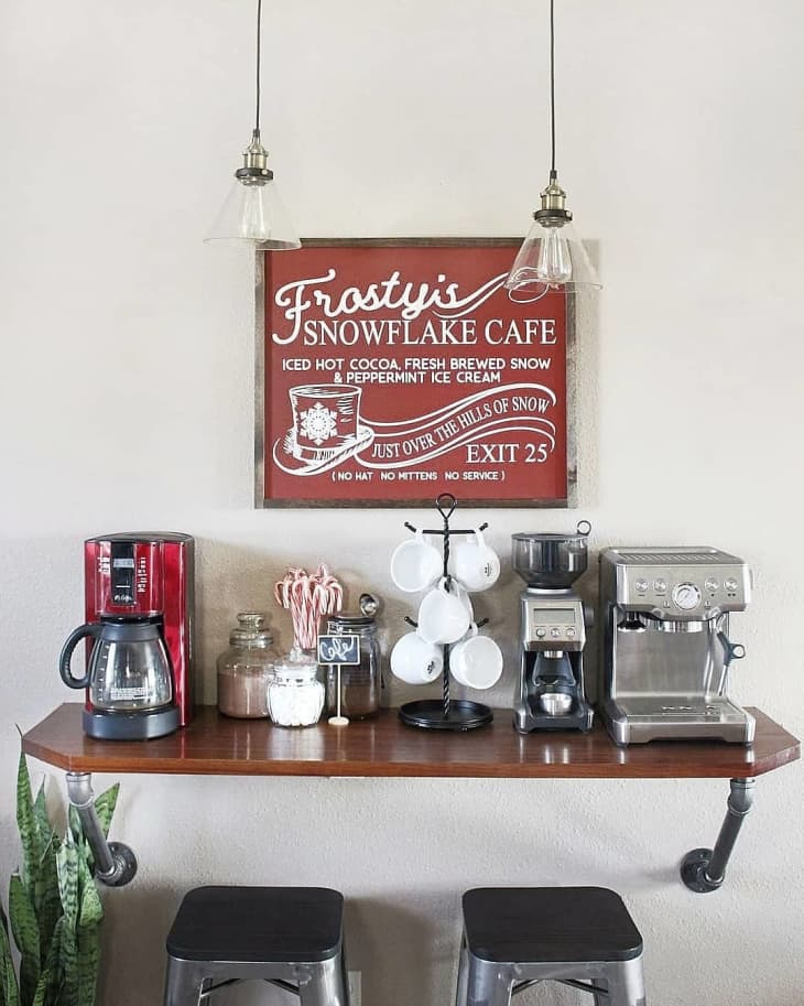 Need More Counter Space?  The Most Functional Coffee Bar for Small Spaces  – Life with Elizabeth