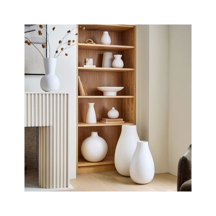 Pure White Matte Ceramic Vases at West Elm