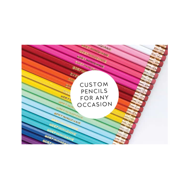 Customized Pencils at Etsy