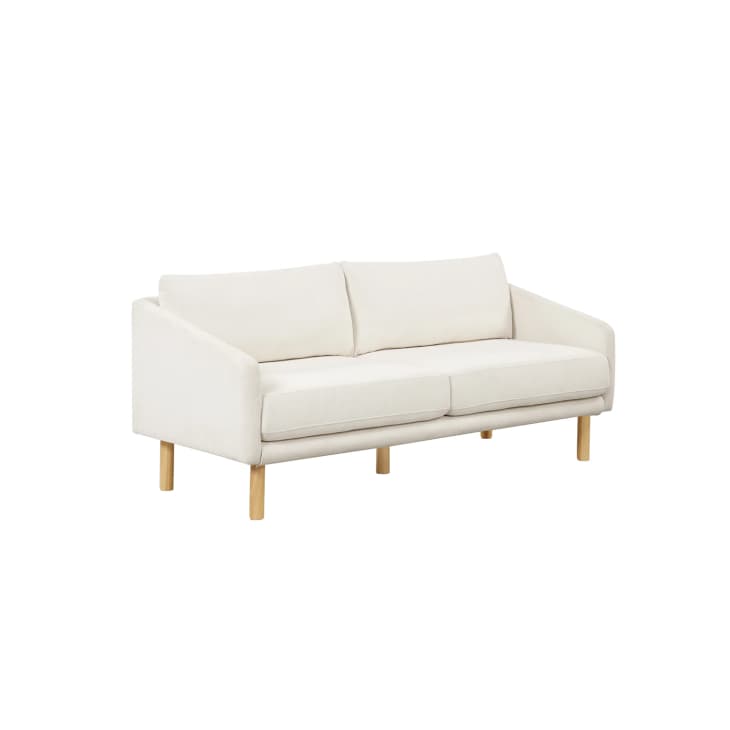 Boucle Fabric Minimalist Upholstered Couch at Nathan James