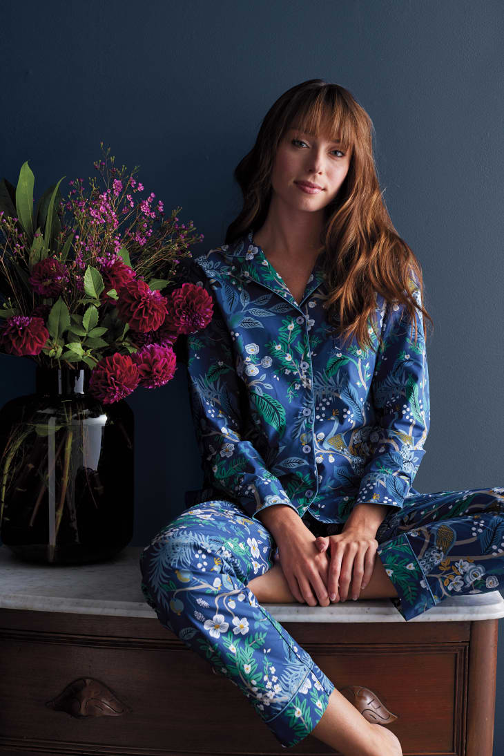 Rifle Paper Co. x The Company Store Peacock Pajama Set at Rifle Paper Co.