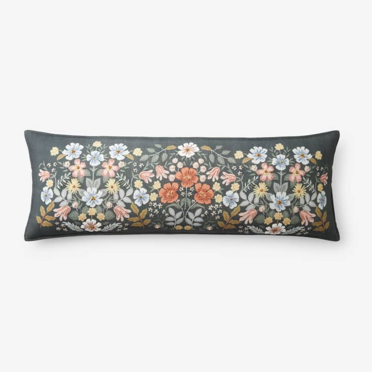 Rifle Paper Co. x The Company Store Decorative Lumbar Pillow Cover in Bramble at The Company Store