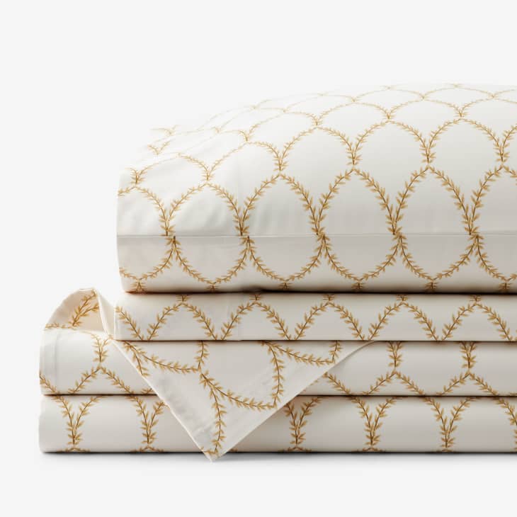 Rifle Paper Co. x The Company Store Laurel Sateen Sheet Set at The Company Store