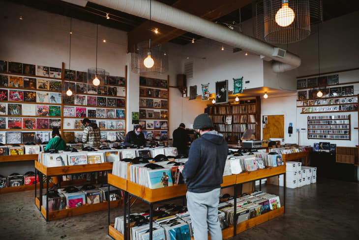 How to Build a Record Wall, According to My Dad | Apartment Therapy