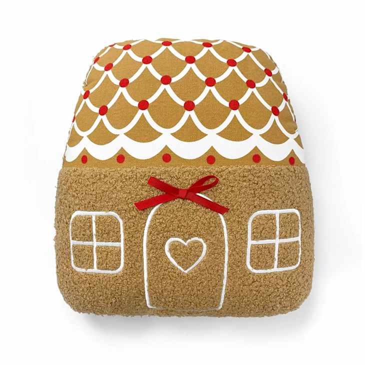 Target Has The Cutest $5 Gingerbread House Pillow | Apartment Therapy