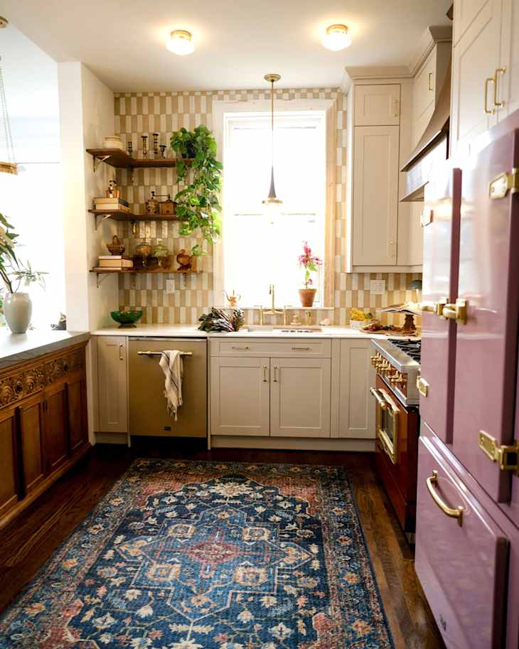 An 1890 Kitchen Transforms with Color & Vintage-Modern Charm | The Kitchn