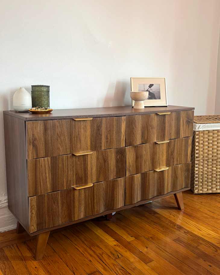 brown dresser walmart Kalani 6-Drawer Double Wide Dresser – DaVinci Baby