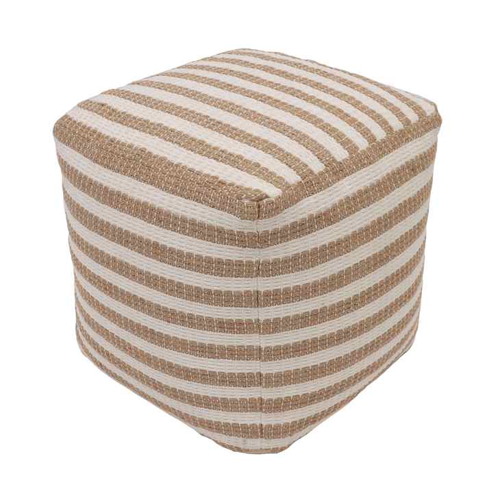 Crestview Collection Jute Handmade Pouf