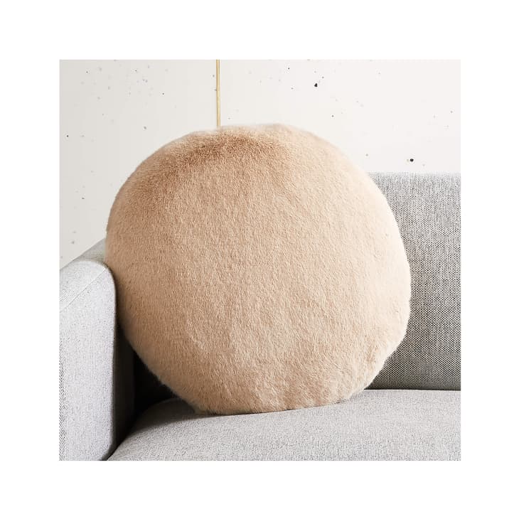 Product Image: Harlee Round Light Brown Throw Pillow