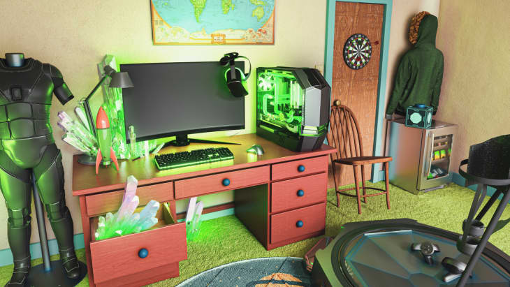 These TV Show Bedrooms Have Been Redesigned as Gamer Rooms | Apartment ...