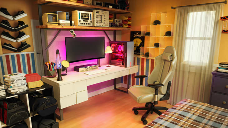 These TV Show Bedrooms Have Been Redesigned as Gamer Rooms | Apartment ...