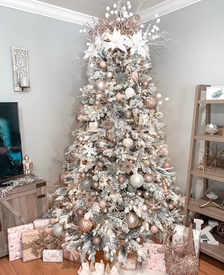 7 Rose Gold Christmas Trees and Where to Buy | Apartment Therapy