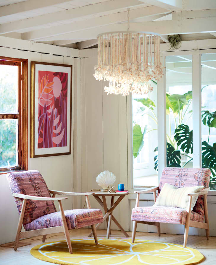 Rug printed armchair outlet