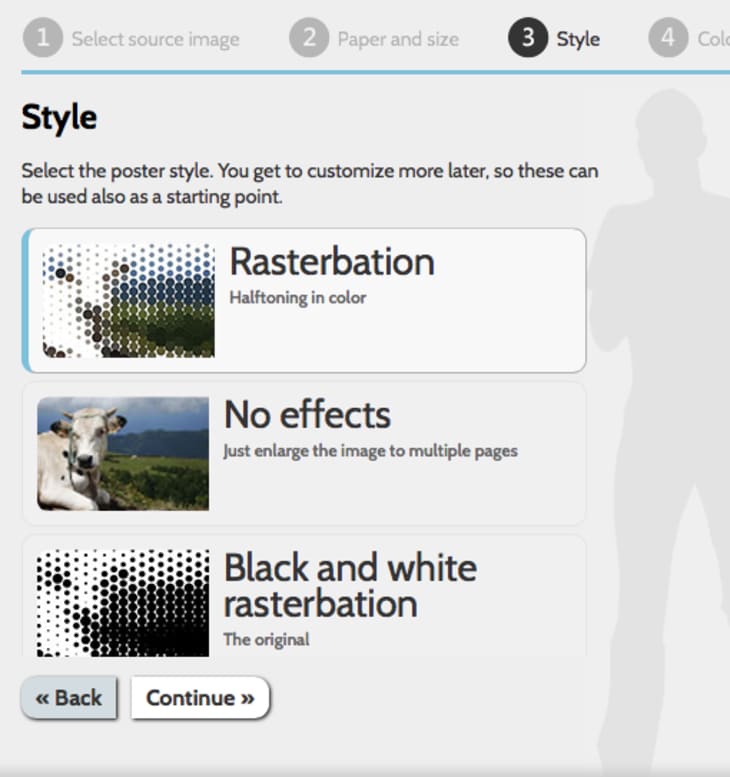 How To Use The Rasterbator to Create Large Scale Wall Art Apartment