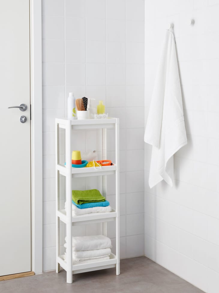 IKEA Small Bathroom Cheap Storage Ideas | Apartment Therapy