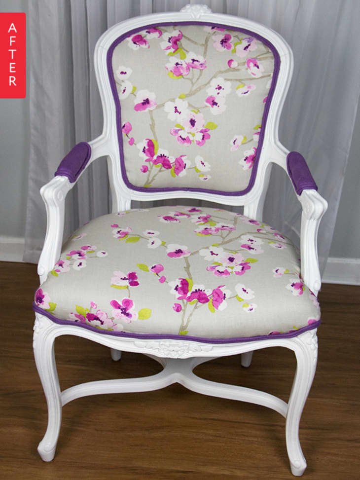 Before & After Louis Chair Gets a Royal Makeover Apartment Therapy
